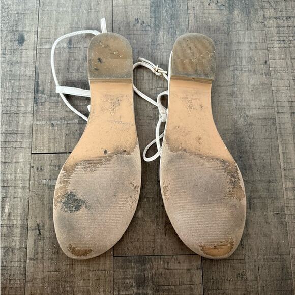 ANTHROPOLOGIE DAYDREAM LIGHT PINK STRAPPY TOE LOOP SANDALS SIZE 9 - Picture 4 of 5